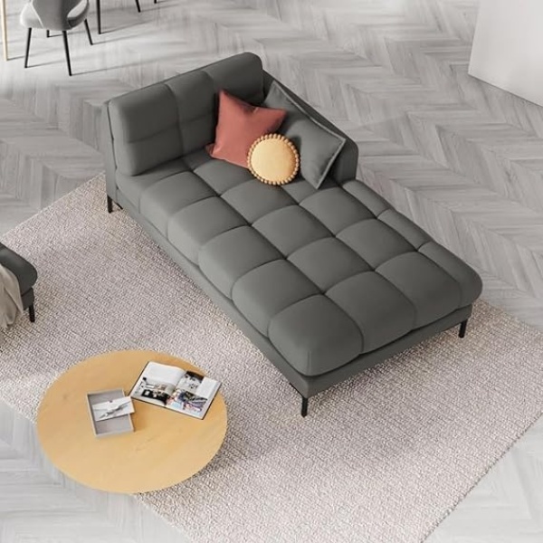 Ripple FURNITURE  Chaise Longue 185 X 102 X 75 Cm Grey