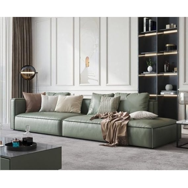Ripple FURNITURE Italian Minimalist Straight Row Fabric Luxury Living Room Sofa
