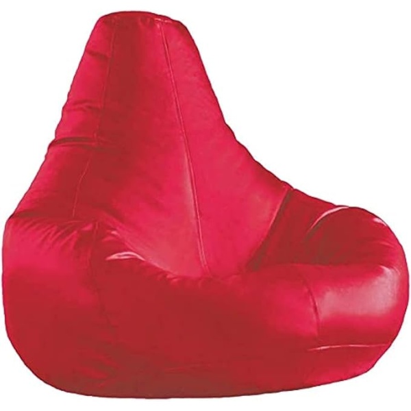 Ripple FURNITURE Bean Bag Soft and comfortable Lounger chair Living Room Furniture and Outdoor Furniture,Tear Drop Model Red Color