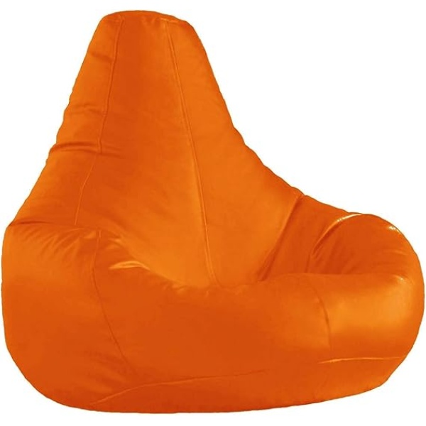 Ripple FURNITURE Bean Bag Soft and comfortable Lounger chair Living Room Furniture and Outdoor Furniture,Tear Drop Model Orange Color