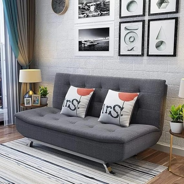 Ripple FURNITURE Fabric multifunction folding foam sofa set