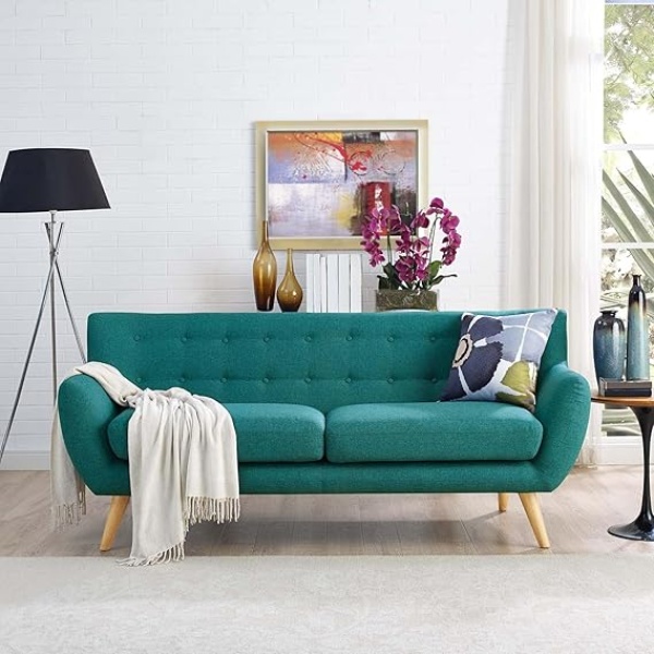 Ripple FURNITURE Loveseat 156 X 80 X 80 Cm Teal