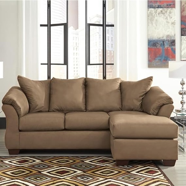 Ripple FURNITURE Sectional Sofa 226 X 102 X 158 Cm Dark Grey FOS-FUAE-1320-1M