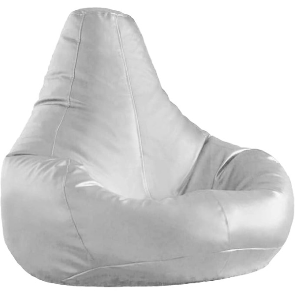 Ripple FURNITURE Bean Bag Soft and comfortable Lounger chair Living Room Furniture and Outdoor Furniture,Tear Drop Model White Color