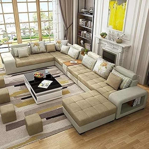 Ripple FURNITURE Living Room Sofa - Sofa - Fashion Fabric Sofa - Combination Set - Cafe Hotel Furniture - Simple Leisure Sofa,