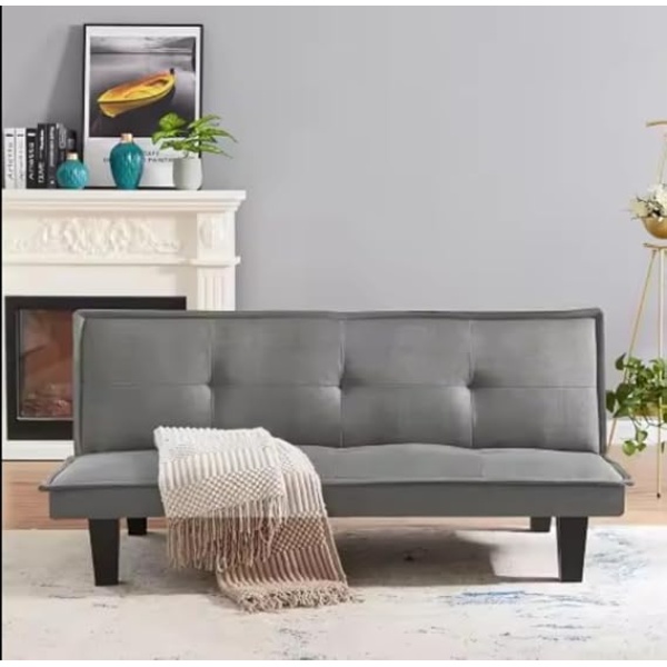 Ripple FURNITURE New Design Nouf Sofa Bed (Grey)
