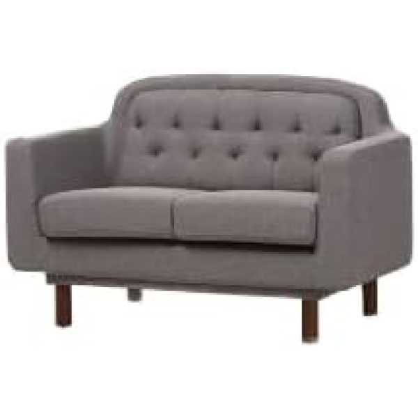 Ripple FURNITURE Studio Virginia Midcentury Loveseat 131 X 77 X 77 Cm Green FOS-FUAE-1272-1M