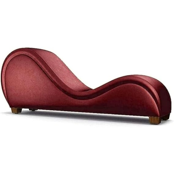 Ripple FURNITURE Modern Style S-Shape Sofa (Red)