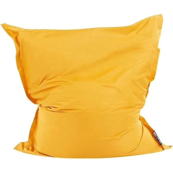 Ripple FURNITURE Rectangle Floating Waterproof Cushion Indoor and Outdoor Big Bean Bag (yellow)