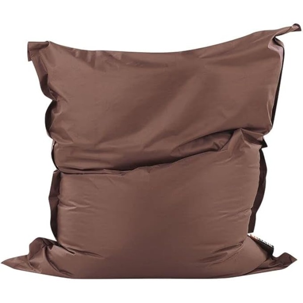 Ripple FURNITURE Rectangle Floating Waterproof Cushion Indoor and Outdoor Big Bean Bag (brown)