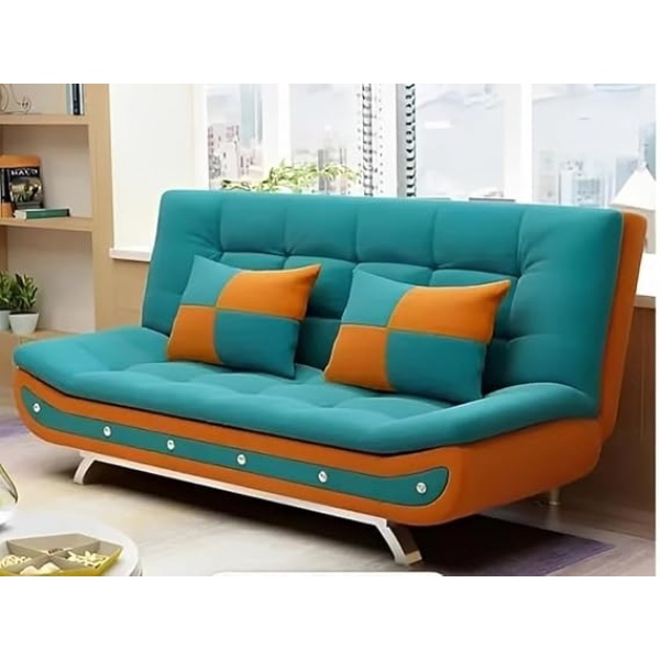 Ripple FURNITURE Stylish Sofa Bed for Versatile Living Cozy Sofa Turns Bed Comfort for Sitting or Sleeping (Army Green)