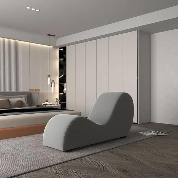 Ripple FURNITURE S-Shaped Multi Functional Sofa A Stylish and Comfortable Addition to Your Home Decor (Grey)