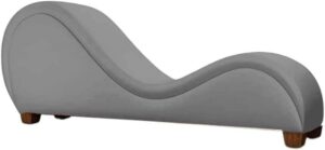 Ripple FURNITURE Modern Style S-Shape Sofa (Grey)