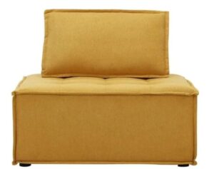 Ripple FURNITURE Upholstered Sofa Bed, Golden Brown, 200cm x 90cm