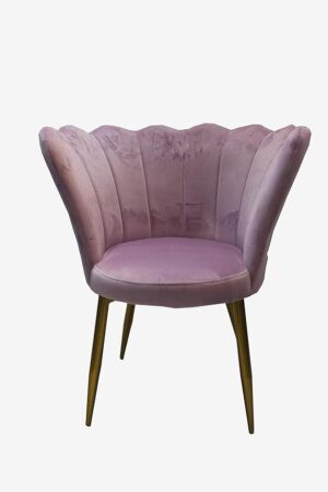 flower shaped long leg chairs (pink)