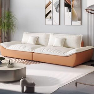 Ripple FURNITURE luxurious sofa with flared arm for living room and offices