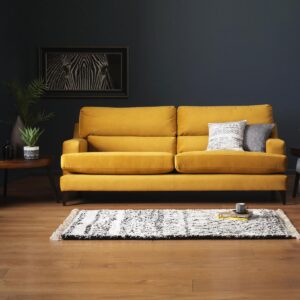 Romilly 4 Seater Fabric Sofa 220  X 100  X 94 Cm Multicolor FOS-FUAE-1769-1M
