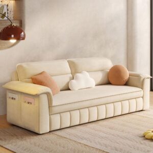 Ripple FURNITURE 2 seater luxurious fold-up sleeper with concealed support and hidden storage for parlor