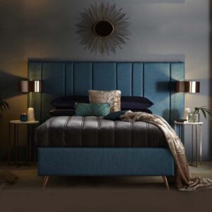 Channel Tufted Wall Panel Bed Frame 45 X 50 X 100 Cm Green FOS-FUAE-1559-1M
