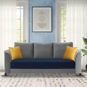 Modern Elegance 3-Seater Sofa Set (Blue Grey)
