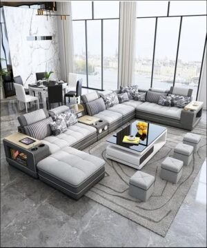 Ripple FURNITURE Luxury Modern Sofa Set