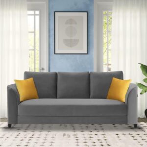 Modern Elegance 3-Seater Sofa Set (Grey)