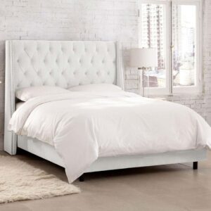 Skyline Wingback Bed 45 X 50 X 100 Cm White