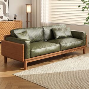 Ripple FURNITURE 2 seater simplistic scratch-durable sofacouch with wide pillows back