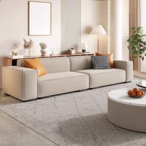 Ripple FURNITURE 2 seater luxurious ivory sofa fo living room and offices
