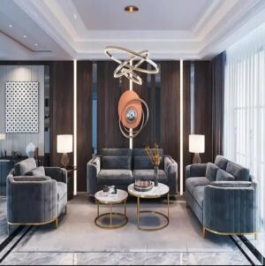 Ripple FURNITURE Luxury Velvet sofa