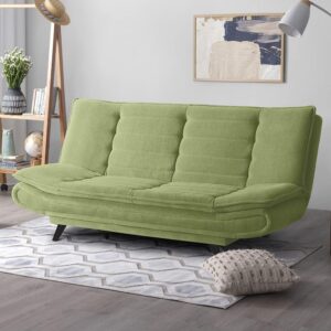 Ripple FURNITURE  Foldable 3 Seater Sofa Cum (Lime Green)