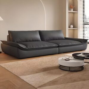 Ripple FURNITURE casual water resistant 3 seater  floor sofa with pillow top arm and concealed support
