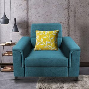 Single Seater Sofa for Living Room (Turquise)