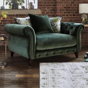Boutique Palace Fabric Scatter Back Snuggler Armchair 159 X 102 X 90 Cm Multicolor FOS-FUAE-1756-1M