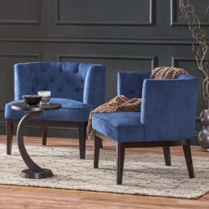 Gilmanton Wide Tufted Club Chair Set Of 2 76 X 71 X 77 Cm Multicolor FOS-FUAE-1688-1M
