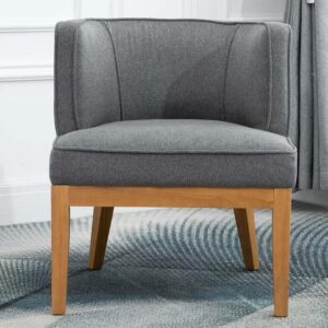 Abbeville Upholstered Accent Chair 74 X 66 X 65 Cm Grey